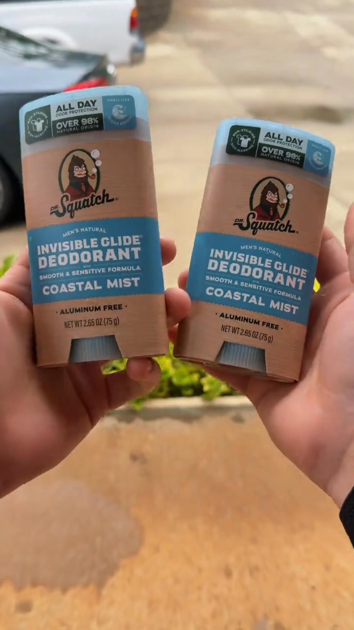 Dr. Squatch ad, running 73 days: 🧴🍻 FREE FAKE DEODORANT FLASK