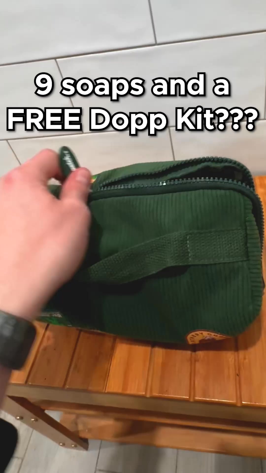Dr. Squatch ad, running 100 days: 🤯 FREE TOILETRY BAG + 39% OFF 🤯