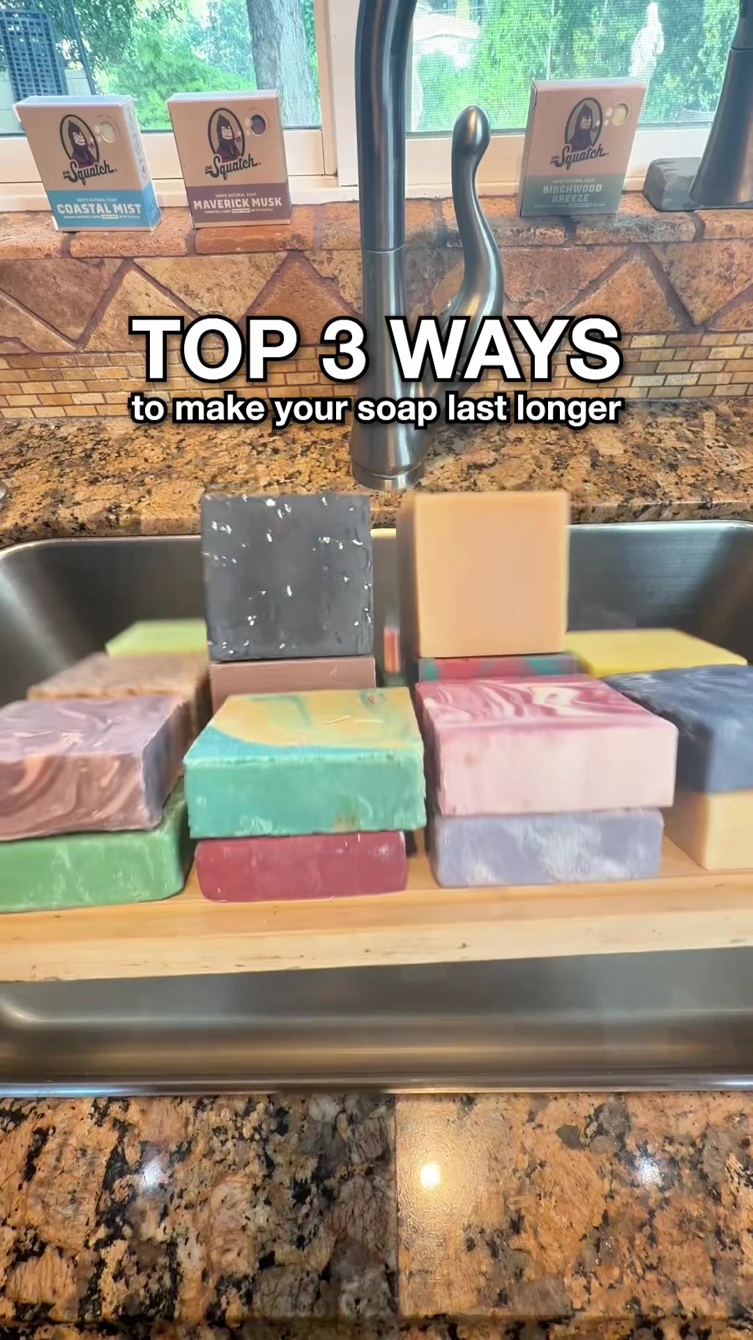 Make your soap last LONGER 💪 #drsquatch #soap #top3 #tips