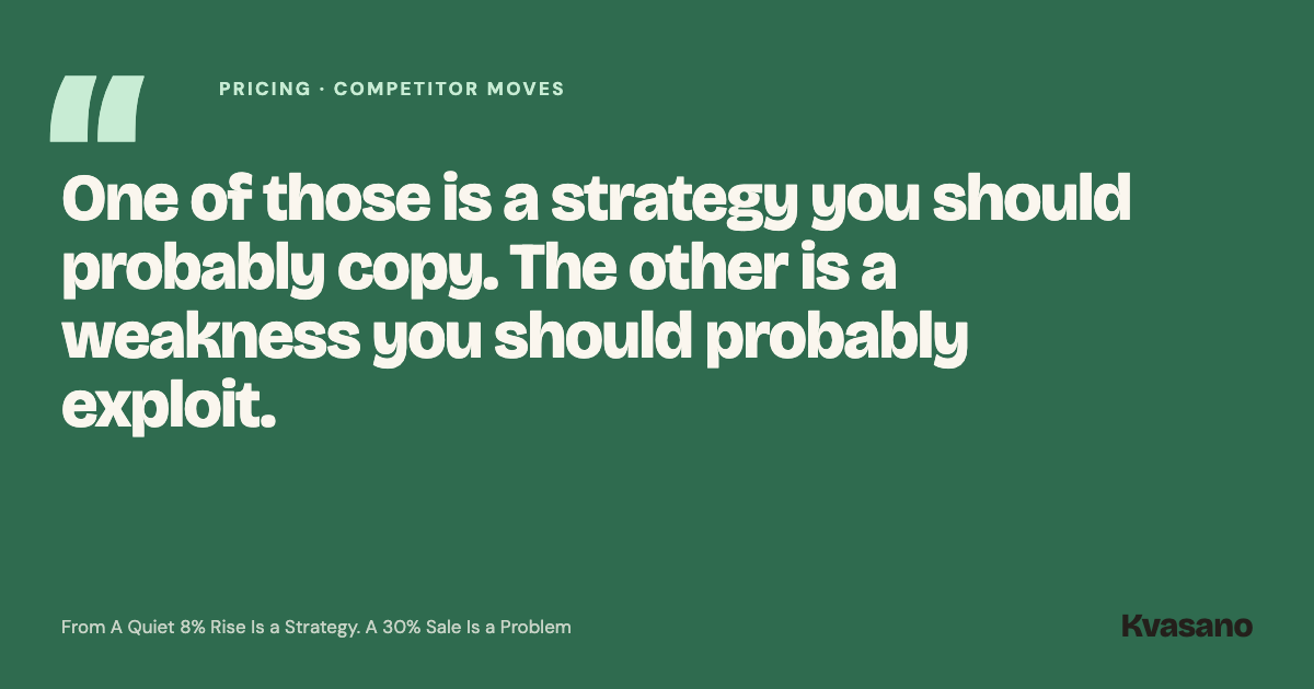 Quote from the article: One of those is a strategy you should probably copy. The other is a weakness you should probably exploit.